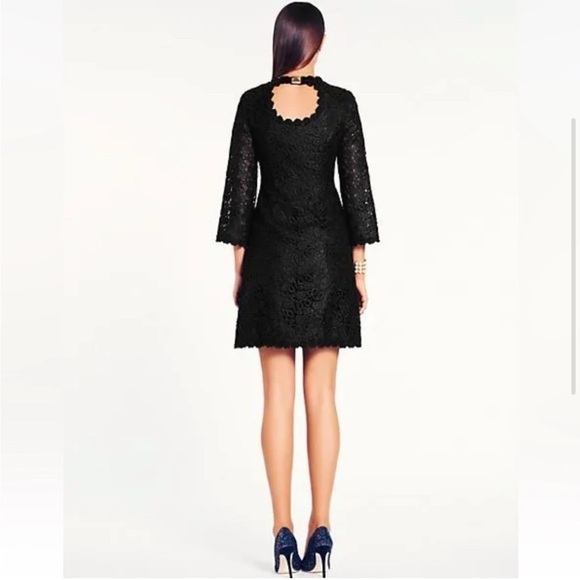 🖤Kate Spade New York Quinn Black Lace Dress Size 0 - Picture 2 of 9